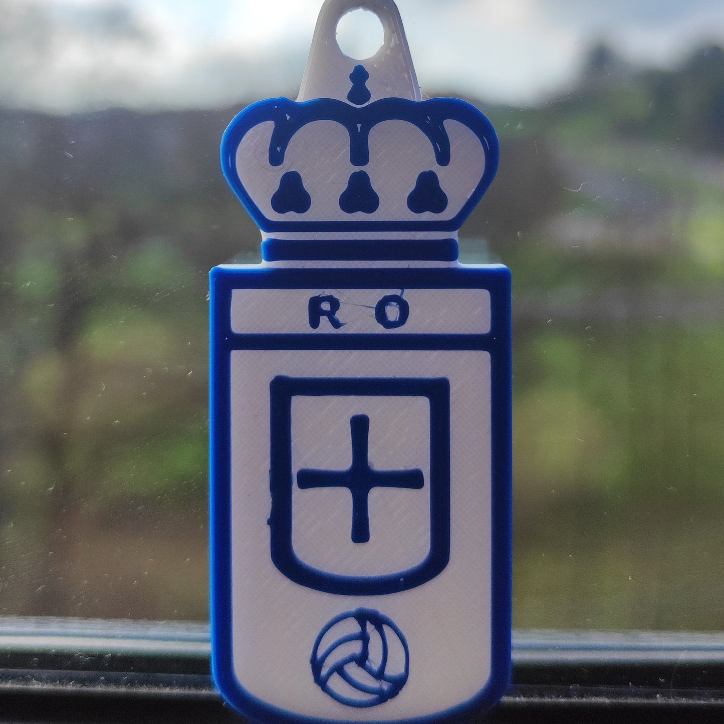 Llavero Real Oviedo – Escudo del Real Oviedo en 3D